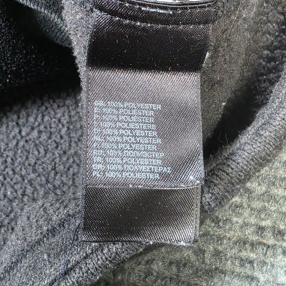 The North Face Full Zip Sweater Fleece Hoodie Women's Size L Gray Sherpa Lined - Picture 4 of 8